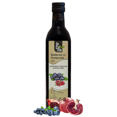 Dr. Carob 100% Fekete áfonya és Gránátalma koncentrátum 700 g
