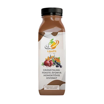 LipoFit Gránátalma-Fekete Áfonya-Homoktövis kivonat - 500 ml