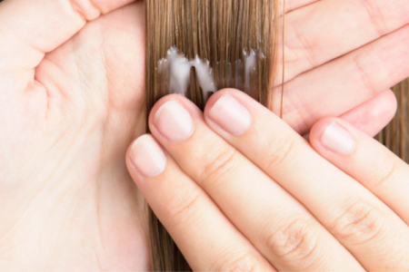 DIY hajpakolás hővédő és regeneráló hatással