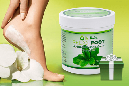 Ajándék Relax Foot teafaolajos lábápoló a vásárlása mellé!