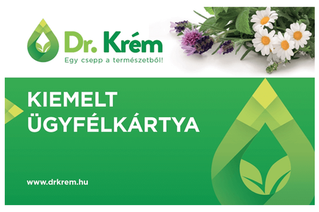 Dr.Krém törzsvásárlói kártya